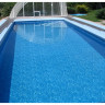 Пленка ПВХ для облицовки чаши бассейна Cefil Nesy темный мрамор (Испания) с акриловым слоем цвет синий, 1,65 или 2,05 м, длина рулона 25,2 м, м кв