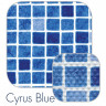 Пленка ПВХ (лайнер) для бассейна CGT PF4000 1,5 мм. Cyrus Blue (темная мозаика), Канада, цена за м кв