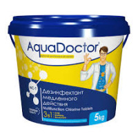 AquaDoctor MC-T, 5 кг Комби-таблетки 3 в 1 (хлорирование, против мутности, против водорослей) (аналог СТХ-392)
