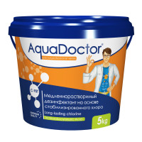 AquaDoctor C-90Т, 1кг медленнорастворимый хлор в таблетках по 200г (аналог СТХ-370, Хлорилонг, Лонгафор)