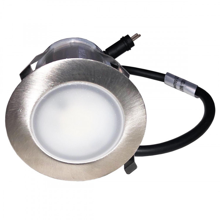 Прожектор LED  (6led 0,8W 12V) White, AISI316 уличный