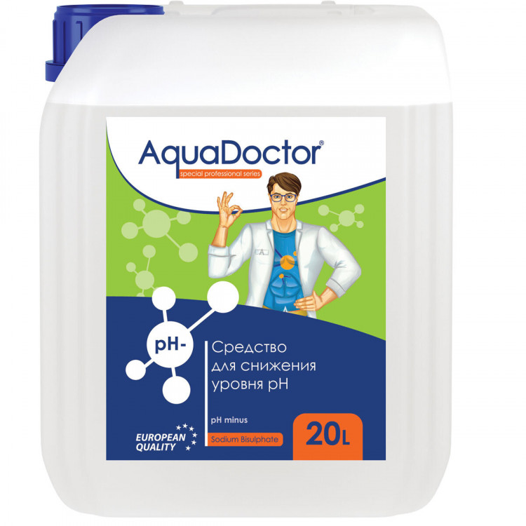 Средство для снижения уровня pH AquaDoctor pH Minus, 20л и 30л